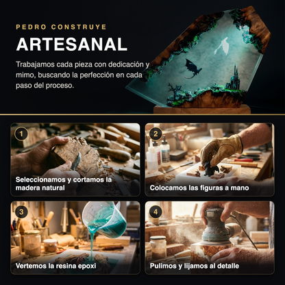 Proceso de construccion artesanal premium - Manualidades Pedro